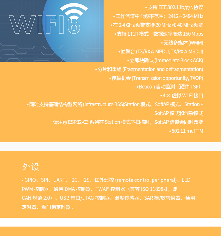 樂鑫一級代理商ESP32-C3-MINI-1 wifi與藍牙一體模塊wifi模組廠商